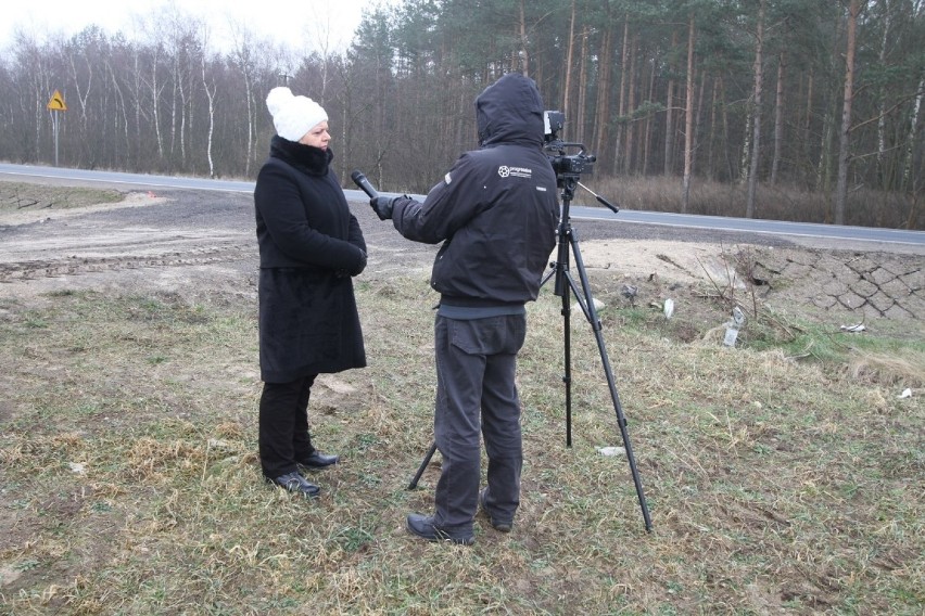 Renata Beger protestowała z rolnikami pod Złotowem. Wraca do...