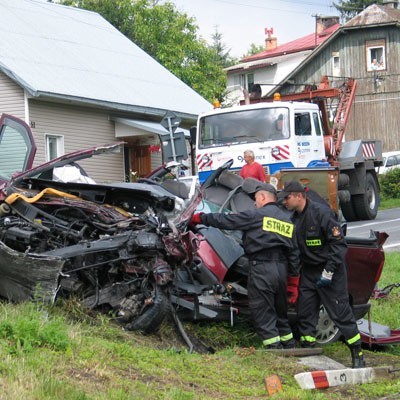 - Przypuszczam, że kierowca citroena zasnął za kierownicą -...