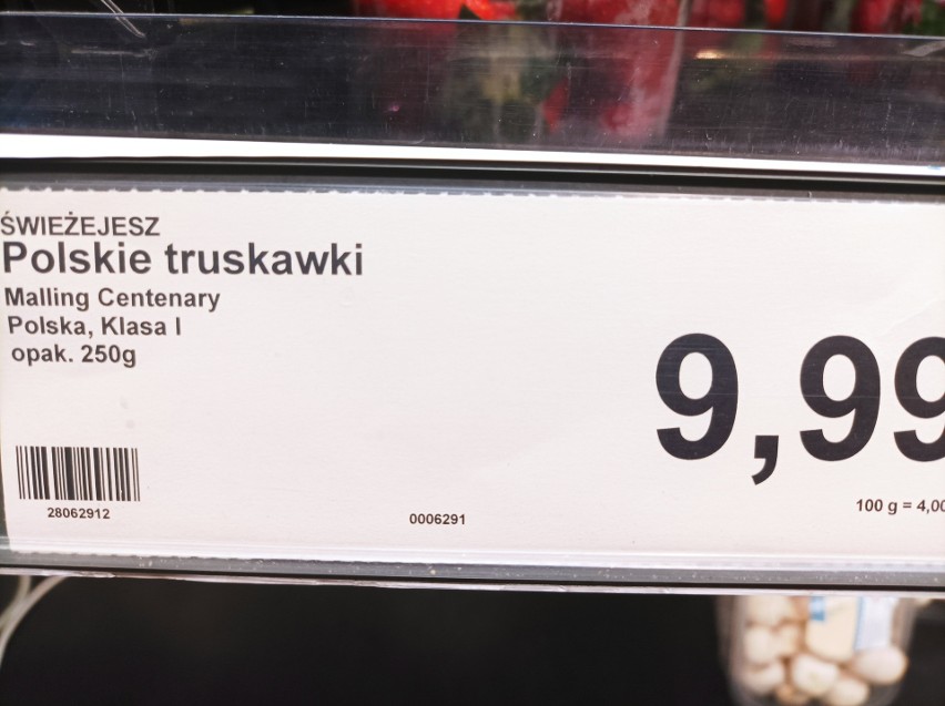 Najdroższe truskawki kupimy w sieci Aldi.