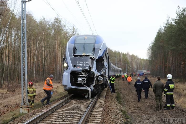 Wypadek pociągu intercity Warszawa - Wrocław. Ofiara śmiertelna