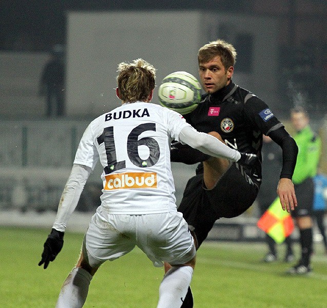 Honorowego gola dla Pogoni zdobył dzisiaj Adrian Budka