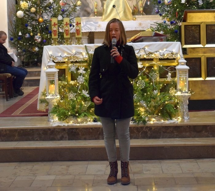 Daria Lech zaśpiewała „Jezus Malusieńki”.