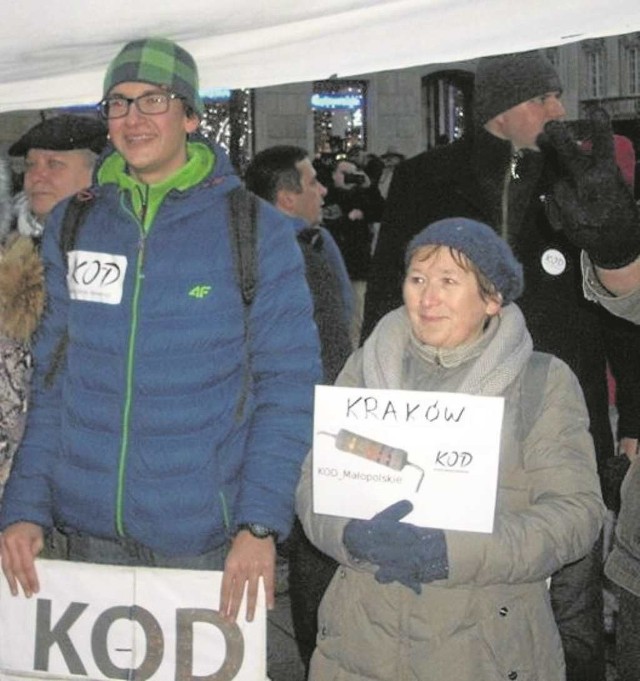 Tydzień temu KOD z Krakowa protestował w Warszawie