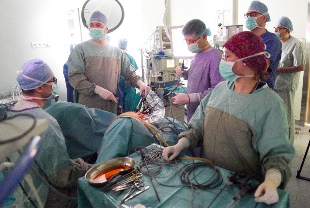 Zdjęcia z czwartkowych operacji laparoskopowych usunięcia macicy w sulechowskim szpitalu - 14 listopada 2019