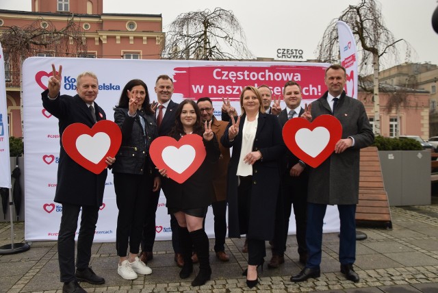 Koalicja Obywatelska w Częstochowie zaprezentowała kandydatów do sejmiku