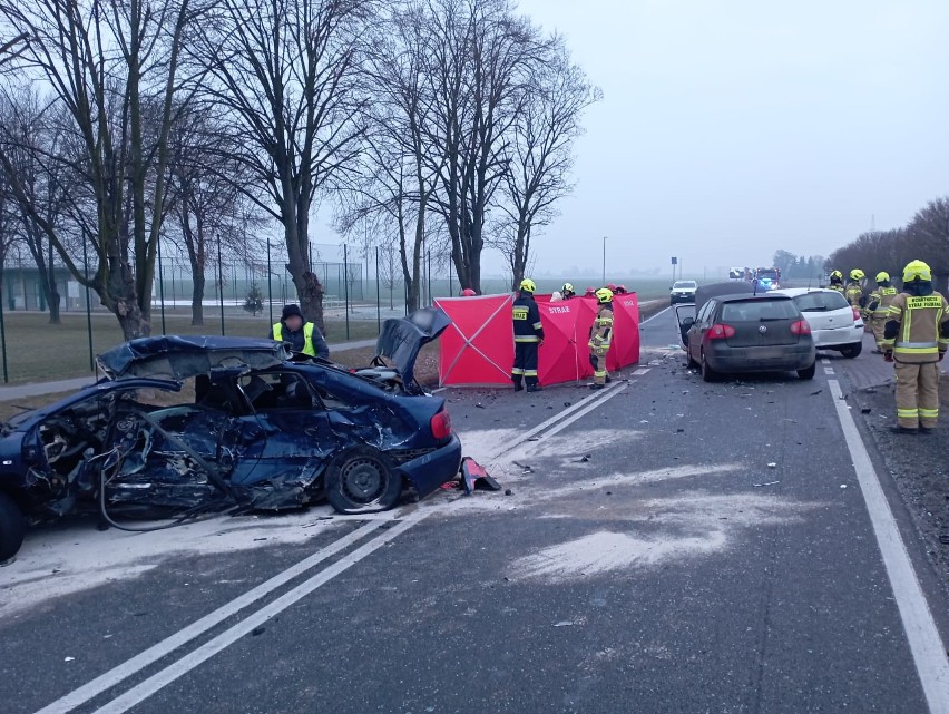 Tragiczny wypadek na DK 11. Nie żyje 21-letni mieszkaniec Wieruszowa