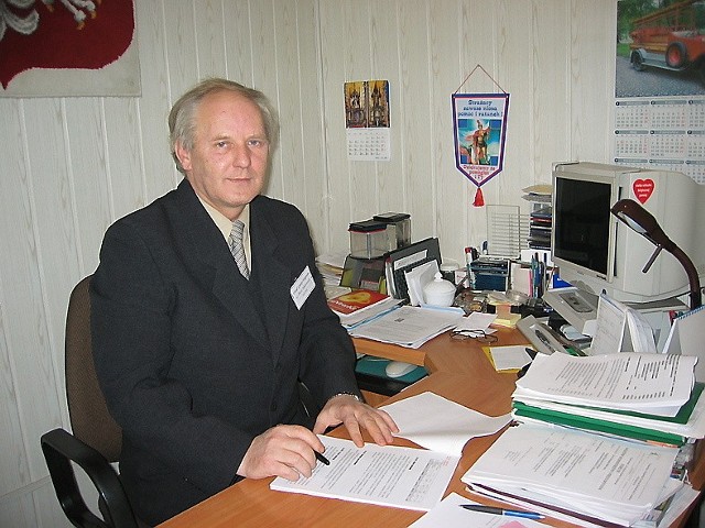 Piotr Marciniak, wójt gminy Waganiec