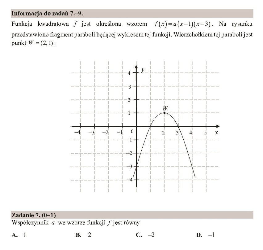 Zobacz zadania i odpowiedzi do arkusza z matury 2020 z...