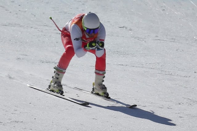Alpejczyk Michał Kłusak nie został sklasyfikowany w superkombinacji alpejskiej na igrzyskach w Pjongczangu. Polak zajmował 46. miejsce po zjeździe, ale slalomu już nie ukończył. Mistrzem olimpijskim został Austriak Marcel Hirscher. Zobacz zdjęcia!