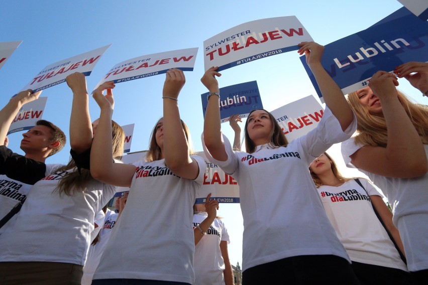 Wybory 2018. Sylwester Tułajew: Lublin potrzebuje zmiany, Lublin potrzebuje dobrej zmiany (ZDJĘCIA)