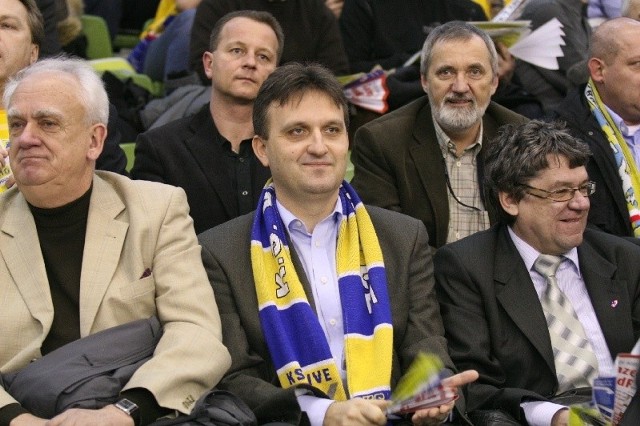 Na zdjęciu od lewej: Marek Kędzior, Jacek Kowalczyk i Jerzy Środa.