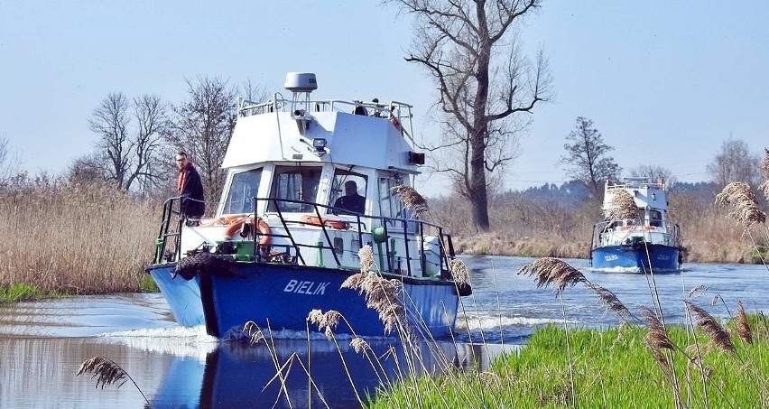 By dotrzeć do portu rzecznego w Nakle "Bielik" i "Czajka"...