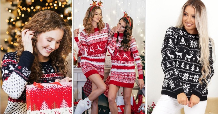 Najmodniejsze swetry świąteczne 2022 robią furorę wśród...