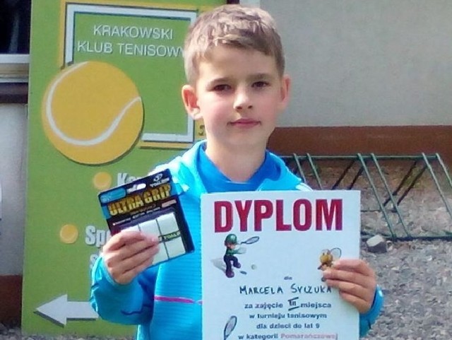 Marcel Syczuk zajął trzecie miejsce w turnieju tenisowym w Krakowie.