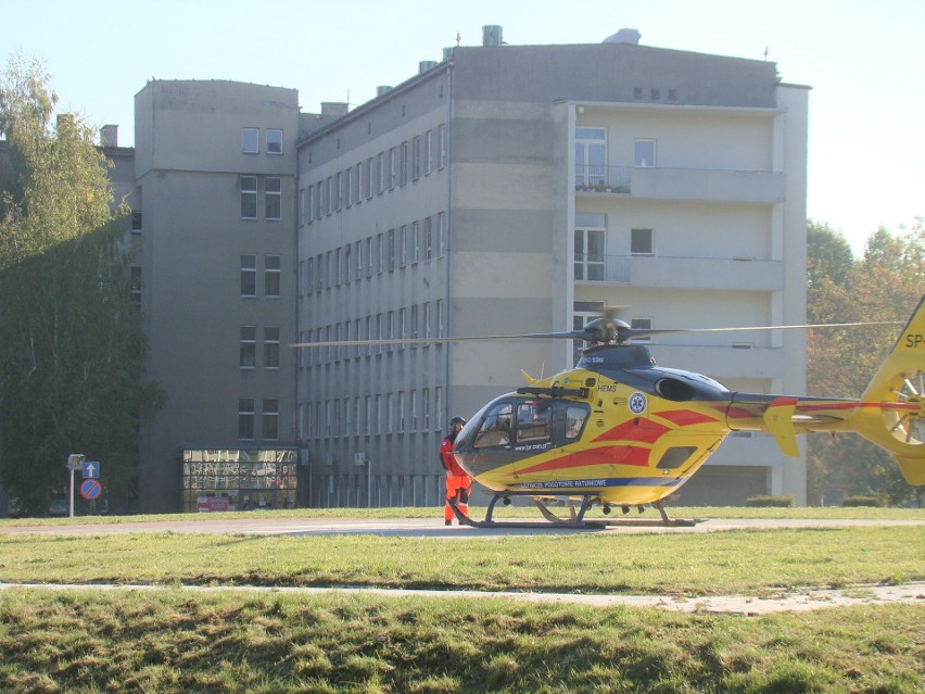 Wyjaśniła się sprawa lądowiska przy szpitalu w Oświęcimiu. Rozstrzygnęła opinia ekspertów lotnictwa [ZDJĘCIA]