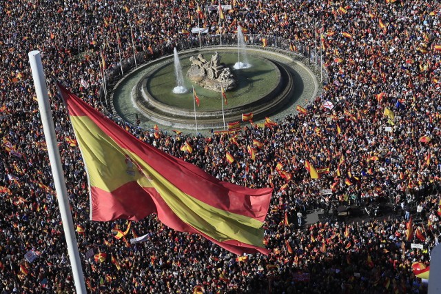 Według organizatorów, w samym Madrycie na ulice wyszło ponad 1 mln obywateli