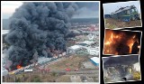 Oto 10 największych akcji straży pożarnej w województwie świętokrzyskim w 2022 roku. W ogniu gigantyczne hale, złomowisko i basen