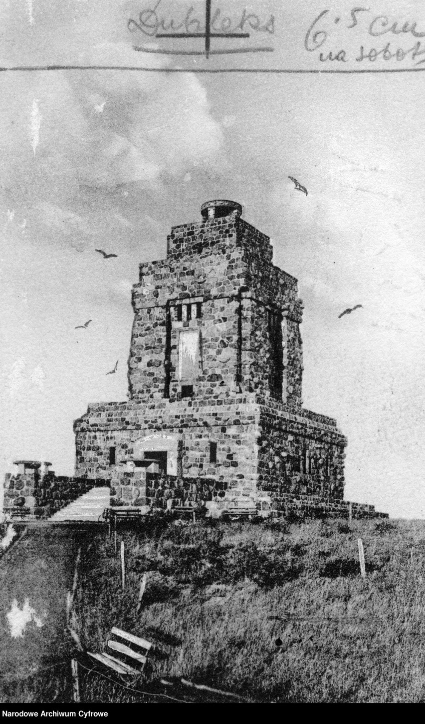 Wieża Bismarcka. Około 1921 roku.
