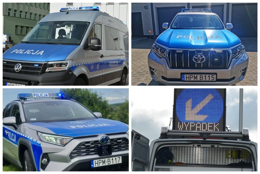 Nowe radiowozy w podlaskiej policji. To volkswagen crafter, hybrydowa toyota rav 4, toyota land cruiser i volkswagen transporter [ZDJĘCIA]