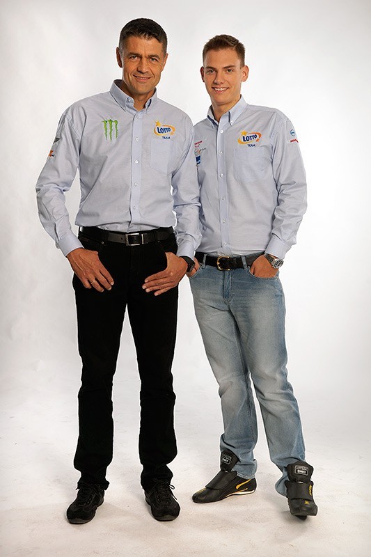 Krzysztof Hołowczyc i Martin Kaczmarski Fot: Lotto Team