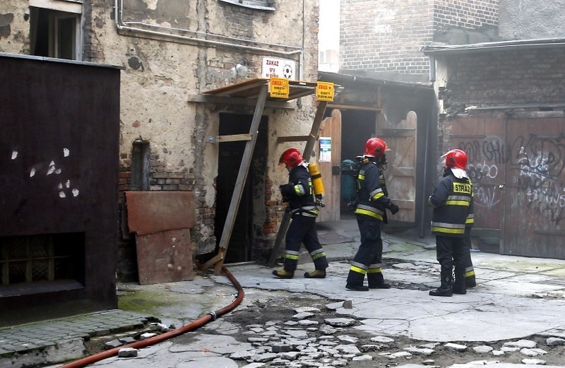 Pożar mieszkania przy ul. Kaszubskiej w Szczecinie