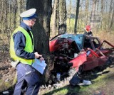 Śmiertelny wypadek. Kierujący uderzył w drzewo