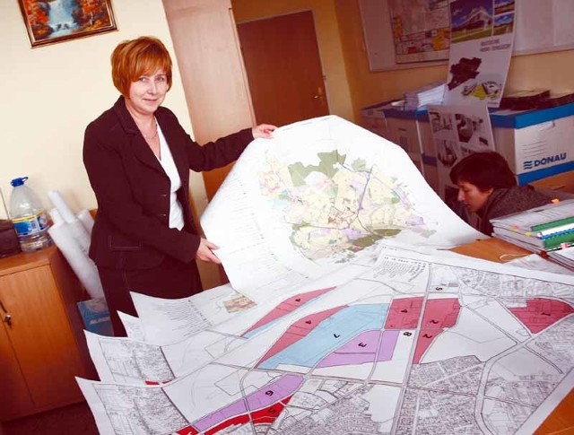 Plany parku naukowo-technologicznego są już gotowe &#8211; pokazuje Małgorzata Piekarska, pełnomocnik prezydenta do spraw parku