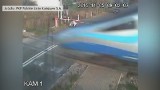 Rowerzysta zderzył się z Pendolino [wideo]