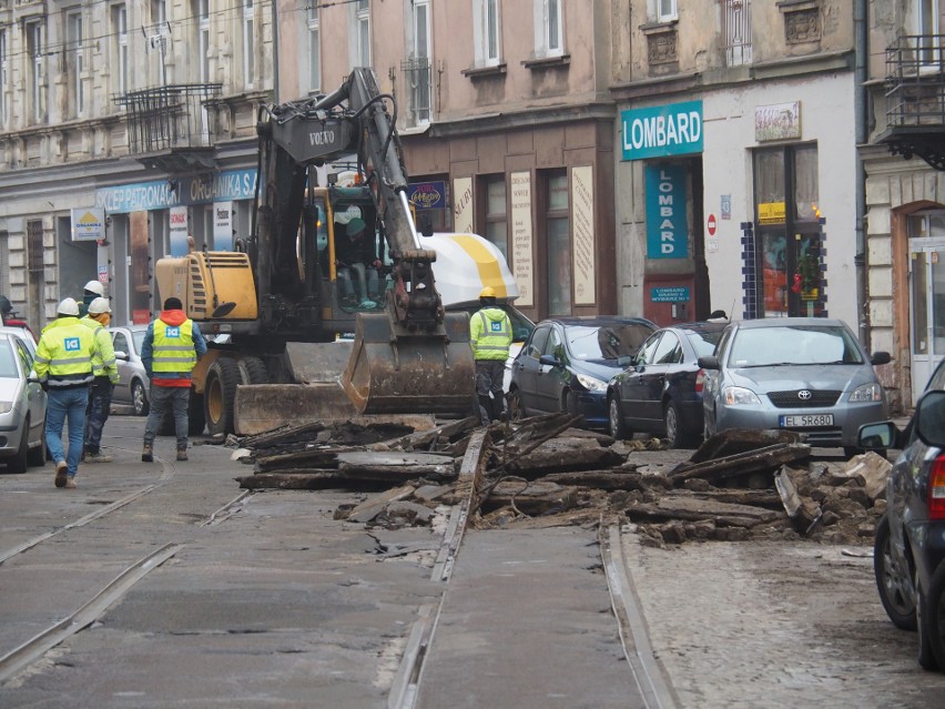 Legionów zamknięta, nie ma przejazdu Gdańską do Manufaktury