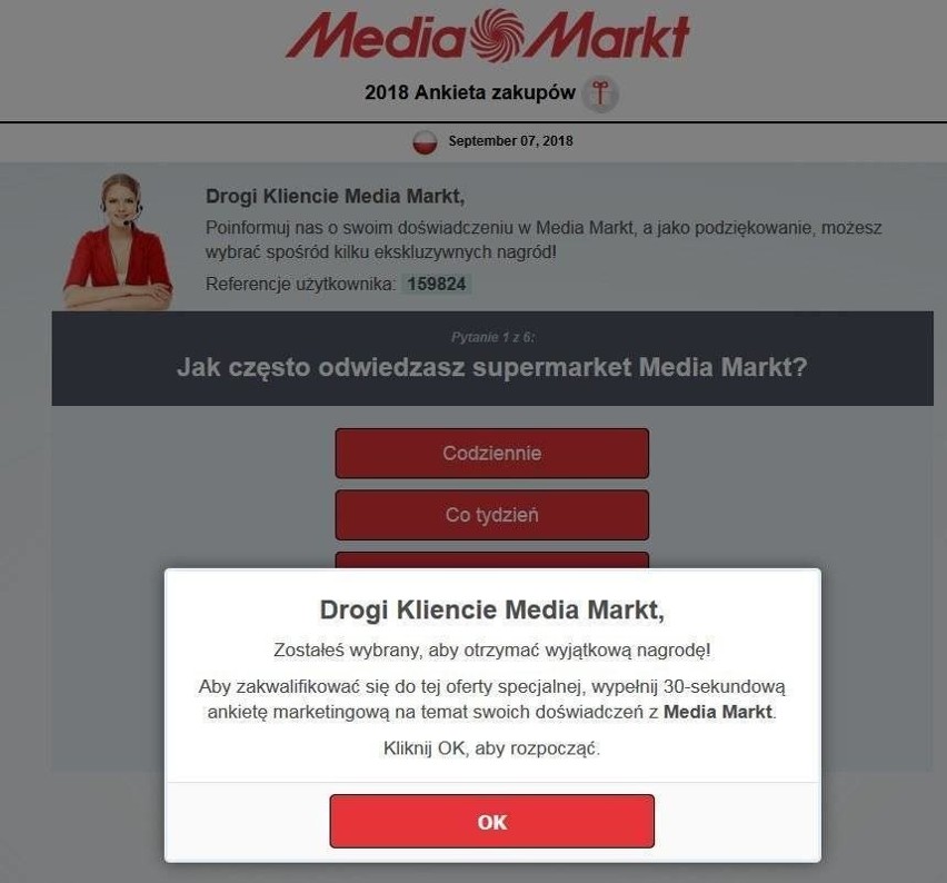 Uwaga na sms-owych oszustów podających się za MediaMarkt