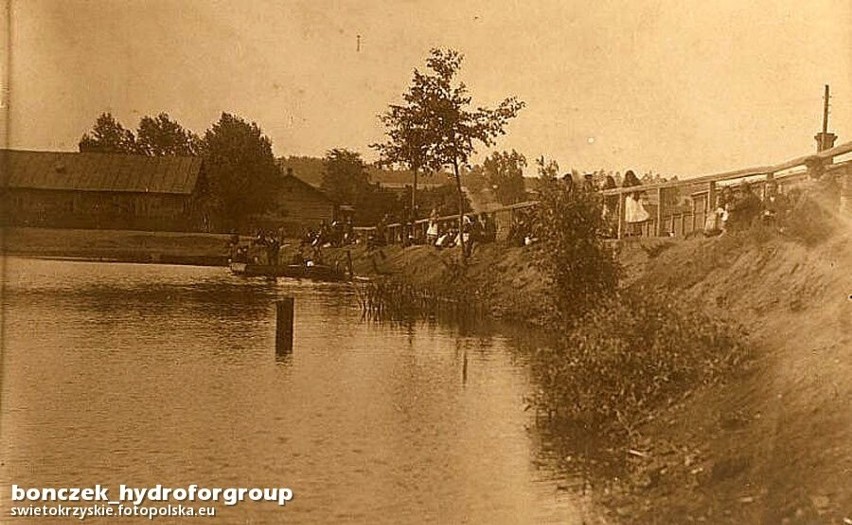 Lata 1900-1920, Staw na rzece Czarnej w Stąporkowie