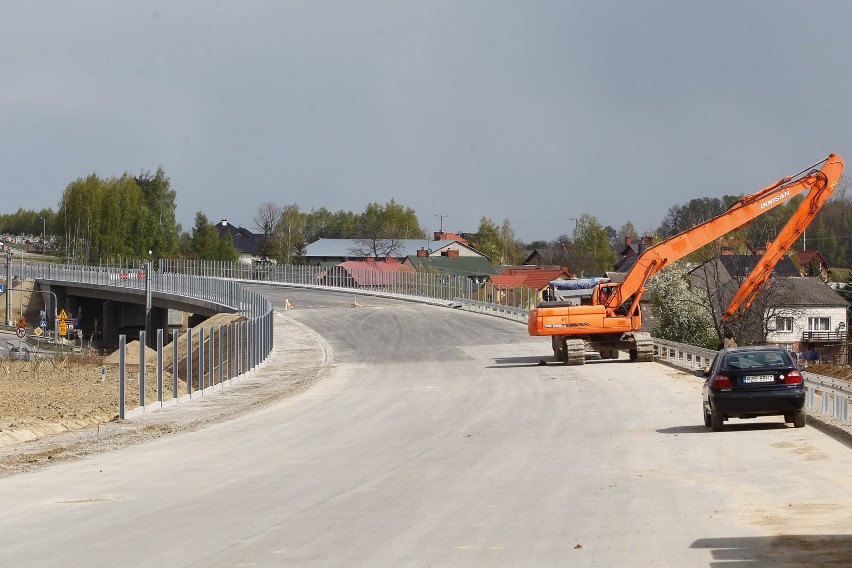 Budowa drogi S19 w okolicach Stobiernej.