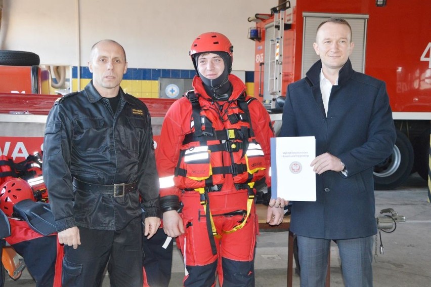 Od lewej: Arkadiusz Makowski, Wojciech Wieteska oraz Piotr...