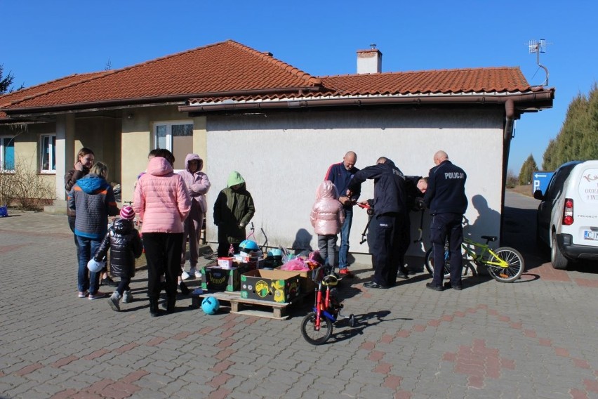 Pomogli Ukraińcom przebywającym w Cieślinie pod Inowrocławiem. Zobaczcie zdjęcia
