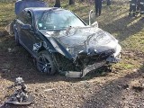 Chodorówka Nowa. Wypadek mercedesa (zdjęcia, wideo)