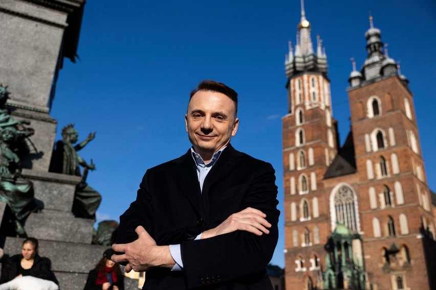 Łukasz Gibała, kandydat na prezydenta Krakowa