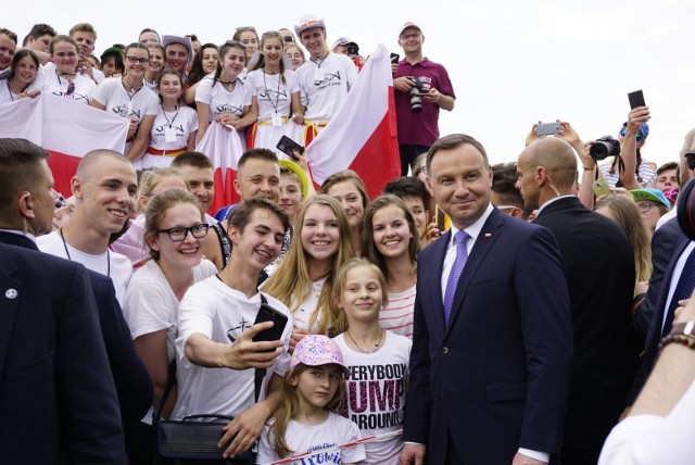 Andrzej Duda na Lednicy