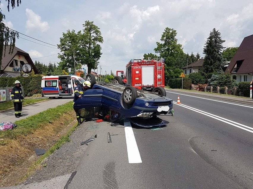 Wypadek w Michałowicach. Wśród rannych kilkumiesięczne dziecko