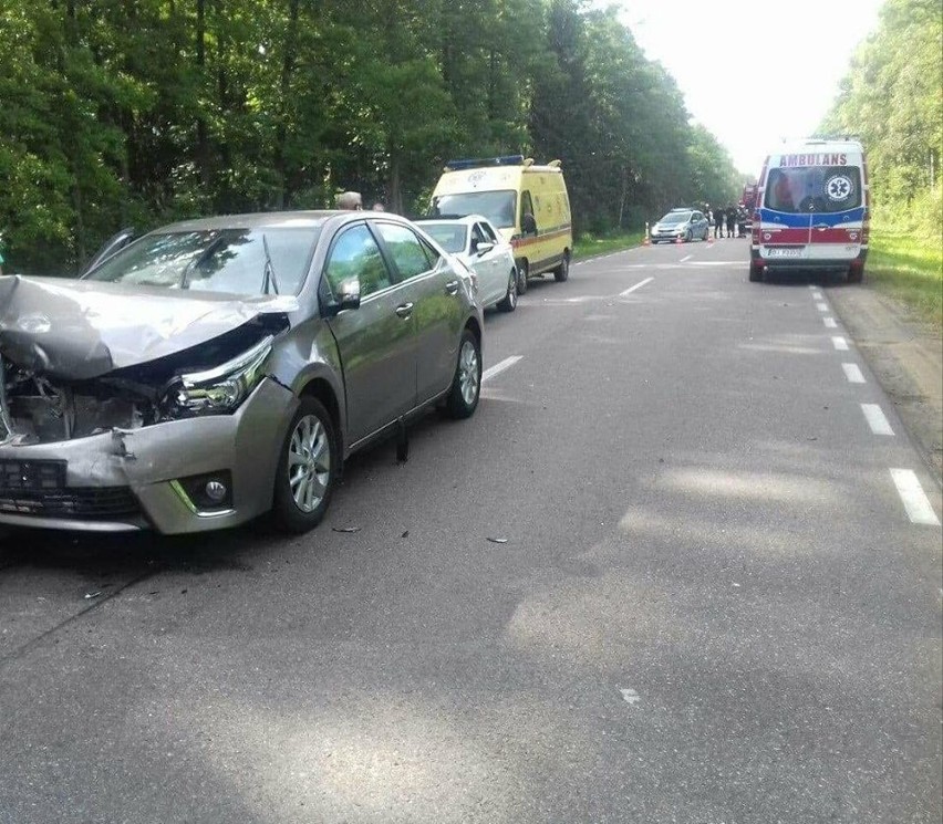 W niedzielę około godz. 15.30  na drodze krajowej nr 65 na...