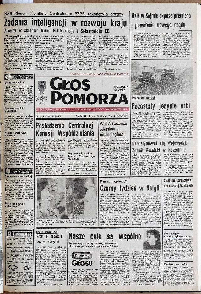 Głos z 12 listopada 1985 r.