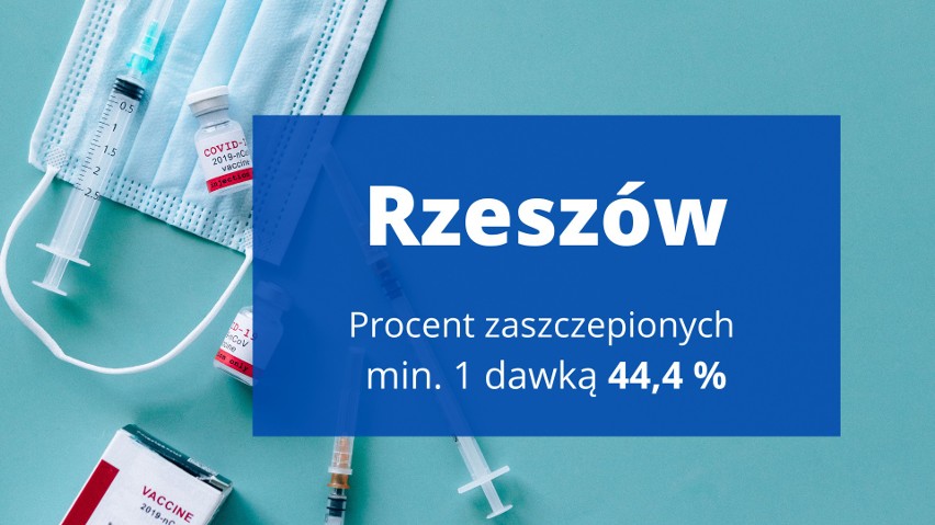 Kto najchętniej szczepi się przeciwko COVID-19 w Rzeszowie i Przemyślu? Dane z Ministerstwa Zdrowia