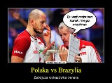 Polscy siatkarze zdemolowali zespół Brazylii (MEMY)