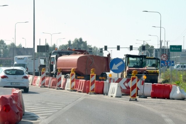 Zdjęcia z budowy pierwszego odcinka obwodnicy Morawicy.