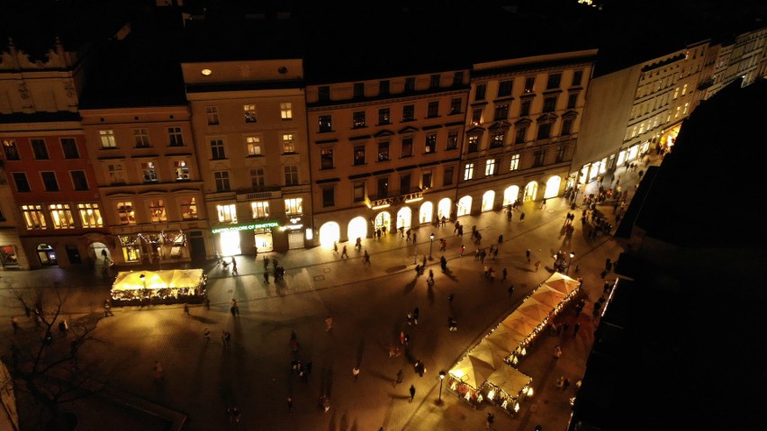 Tak wygląda świąteczny Rynek z lotu ptaka