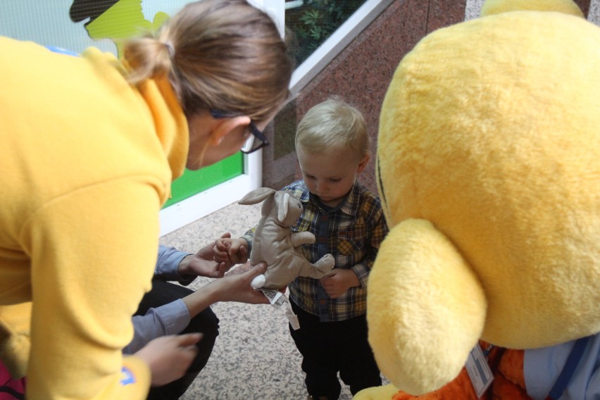 Pacjenci Górnośląskiego Centrum Zdrowia Dziecka w Katowicach...