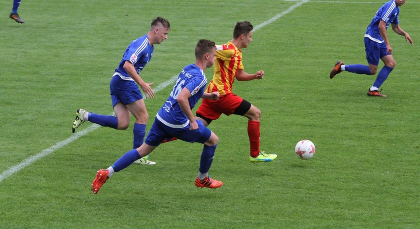 KKP Korona Kielce  przegrał ze Stalą Mielec 0:2 i spadł z Centralnej Ligi Juniorów Młodszych  