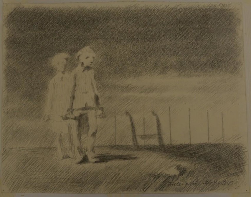 Oświęcim. Kolekcja poruszających rysunków więźnia KL Auschwitz trafiła do zbiorów Miejsca Pamięci [ZDJĘCIA]