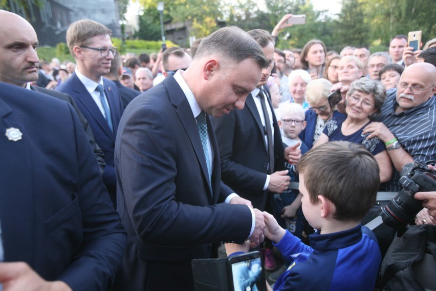 Prezydent RP Andrzej Duda przyjechał do Świętochłowic....