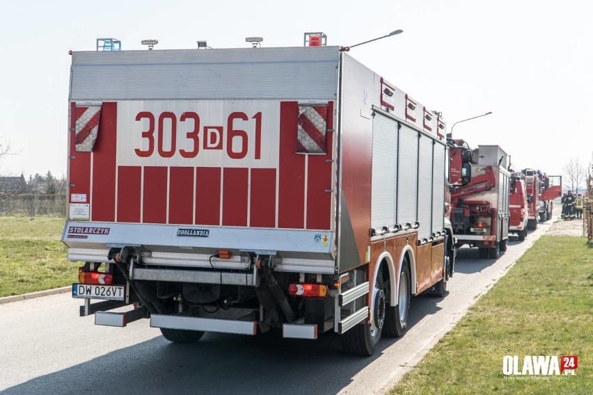 Wyciek gazu pod Wrocławiem. Koparka uszkodziła rurociąg