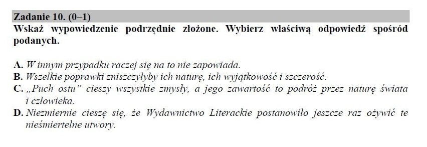 Egzamin gimnazjalny 2019. JĘZYK POLSKI część humanistyczna. Odpowiedzi i arkusz pytań CKE w serwisie EDUKACJA